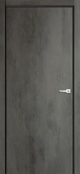 Пластиковая композитная дверь CL Бетон Антрацит - фото 82647