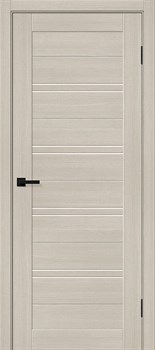 Межкомнатная дверь BX-28 Крем LACOBEL матовый - фото 82797
