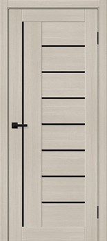 Межкомнатная дверь BX-29 Крем LACOBEL черный - фото 82799
