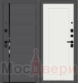 Входная дверь OP/Z-3 Темный графит / Белый - фото 82899