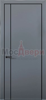Межкомнатная дверь с шумоизоляцией Rw 28-30dB Silent EU 44NE Антрацит Black Edition - фото 82944