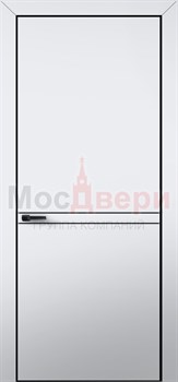 Межкомнатная дверь с шумоизоляцией Rw 28-30dB Silent EU 27NE Аляска Black Edition - фото 82946