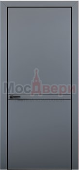 Межкомнатная дверь с шумоизоляцией Rw 28-30dB Silent EU 27NE Антрацит Black Edition - фото 82947