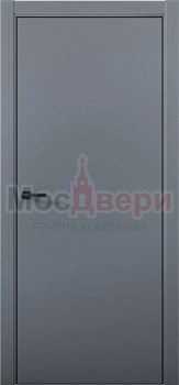 Межкомнатная дверь с шумоизоляцией Rw 28-30dB Silent EU 1NE Антрацит Black Edition - фото 82959