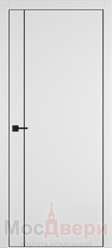 Межкомнатная дверь Profil 44DE ABS Аляска Black Edition - фото 83002