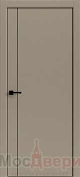 Межкомнатная дверь Profil 44RE/LG ABS Латте матовый Black Edition - фото 83228