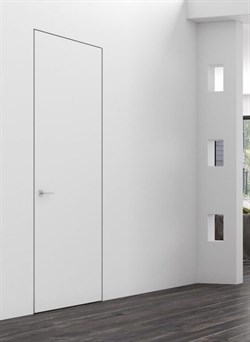 Скрытая дверь Design Invisible Reverse Grand H2100 RSE Alum Black Edition - фото 83246