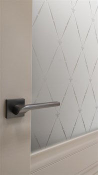 Межкомнатная дверь Profil 12GF Аляска Matelux Ромб - фото 83309