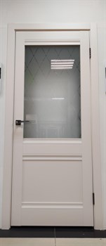 Межкомнатная дверь Profil 12GF Аляска Matelux Ромб - фото 83313