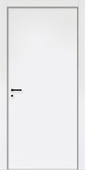 Межкомнатная дверь Profil 1VN ABS Белый матовый Black Edition - фото 83347