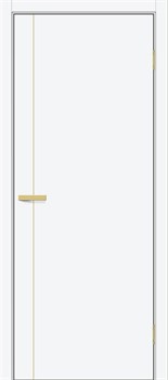 Межкомнатная дверь PX-10 Белая Gold - фото 83374