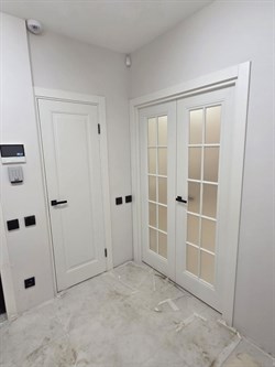 Межкомнатная дверь Империо Дольче Бьянко Сатинато - фото 83414