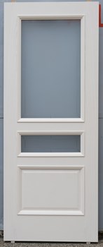 Межкомнатная дверь Вальбон Ясень Жасмин Сатинат Белый - фото 83433