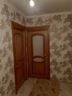 Межкомнатная дверь FAZ-22 Орех натуральный Сатинат белый с узором - фото 83446