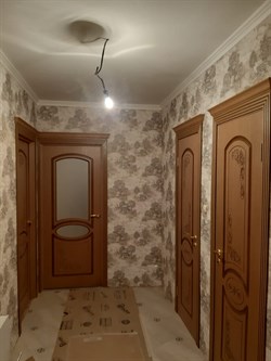 Межкомнатная дверь FAZ-22 Орех натуральный Сатинат белый с узором - фото 83447