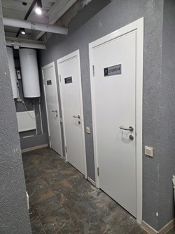 Пластиковая композитная дверь CL белая - фото 83532