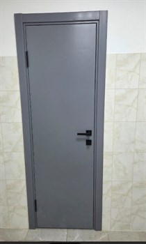 Пластиковая композитная дверь CL темно-серая - фото 83533