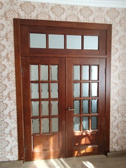 Двустворчатая дверь Портленд-O Дуб Винтаж ST - фото 83545