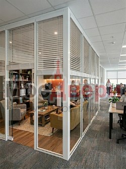 Угловая каркасная перегородка AG Унико для учительской - фото 83614