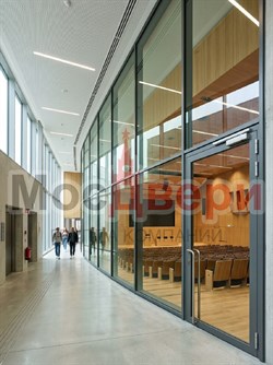 Светопрозрачная перегородка AG Унико с безопасным стеклом для аудиторий - фото 83616