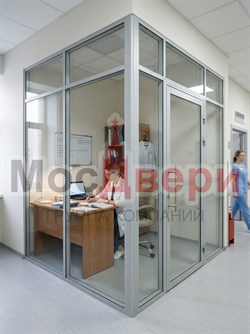 Угловая каркасная перегородка AG Контур UAF-10 для ординаторской - фото 83656