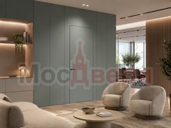 Дверь под стеновые панели Пандора Инвизибл BS7792 Серый шелк - фото 83855