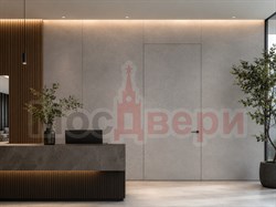 Дверь скрытого монтажа со стеновыми панелями Пандора Инвизибл BT7792 Серый мрамор - фото 83863