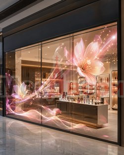 LED-плёнка Люма Вижн BTY-5R8 для витрины магазина косметики и парфюмерии - фото 83882