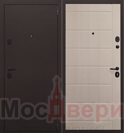 Входная дверь Акцент Антик медный / Ива темная - фото 84323