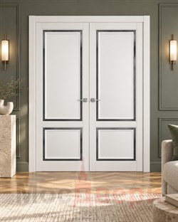 Двустворчатая дверь Profil 23GF Манхэттен Matelux - фото 84487