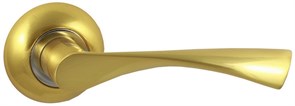 Дверная ручка V23C AL на круглой розетке Матовое золото