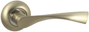 Дверная ручка F23D AL на круглой розетке Матовый никель