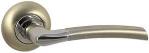 Дверная ручка V40D AL на круглой розетке Матовый никель