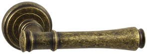 Дверная ручка V16BR на круглой розетке Состаренная бронза
