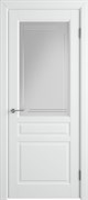 Межкомнатная дверь Эмаль Torino Bianco со стеклом