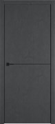Межкомнатная дверь Profil 12DE Alum Бетон Антрацит Black Edition