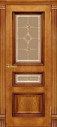 Межкомнатная дверь Пенелопа Дуб Брандо со стеклом