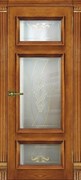 Межкомнатная дверь Антей Дуб Брандо со стеклом