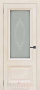 Межкомнатная дверь Амьен Дуб Айвори со стеклом