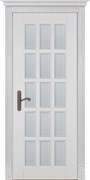 Межкомнатная дверь Астон-O Белый Классик со стеклом
