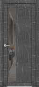 Межкомнатная дверь Profil 5RTM Черный Мрамор со стеклом