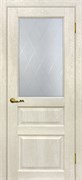 Межкомнатная дверь Profil 94MT Дуб Беленый Ромб со стеклом