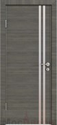 Дверь звукоизоляционная Rw 31dB Prima M906 Грей с алюминиевой кромкой и автопорогом