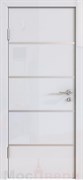 Межкомнатная дверь с шумоизоляцией Rw 31dB Prima GL905 Белый Люкс