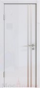 Дверь звукоизоляционная Rw 31dB Prima GL906 Белый Люкс