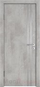 Дверь звукоизоляционная Rw 42dB Prima GL906 Бетон Платина с алюминиевой кромкой и автопорогом