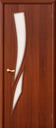 Межкомнатная дверь DF 8С Итальянский Орех Сатинато со стеклом