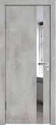 Дверь звукоизоляционная Rw 42dB Prima GL907 Бетон Платина Зеркало