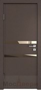 Межкомнатная дверь с шумоизоляцией Rw 31dB Prima M913 Бронза Люкс Зеркало
