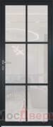 Алюминиевая дверь AG Loft 703 Noire RAL 7021 Matelux